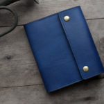 藍染レザー A6サイズノート手帳