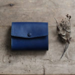 藍染レザーコンパクトミニ財布